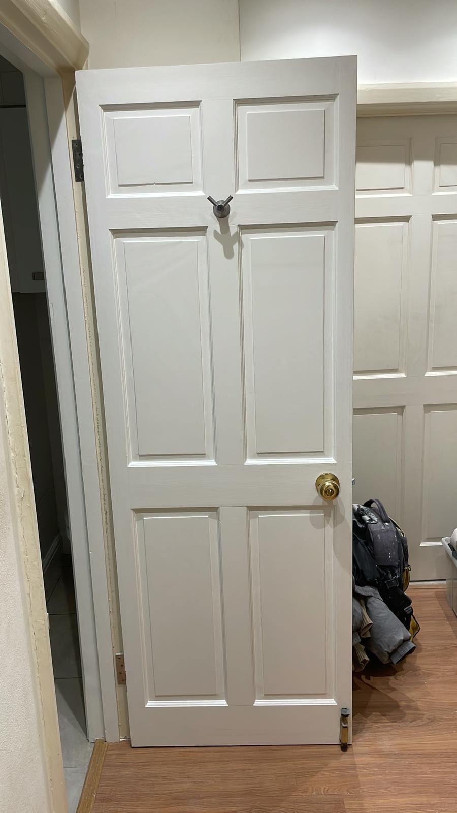 After - Interior, Door, Woodwork, Finish