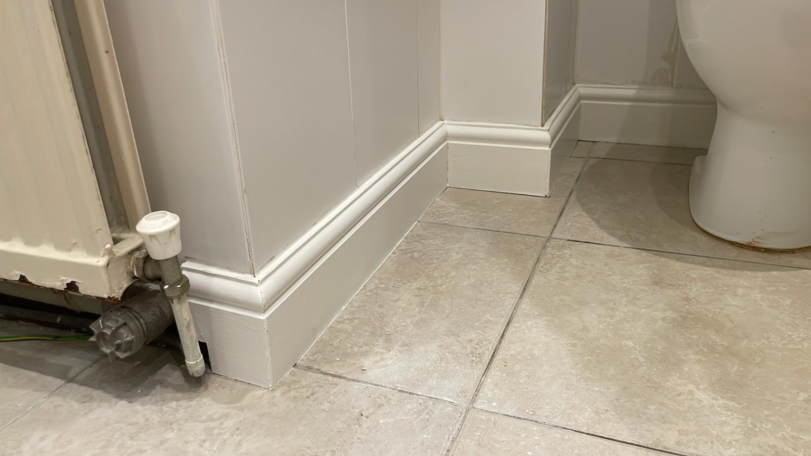 After - Interior, Skirting, Tiling, Detail