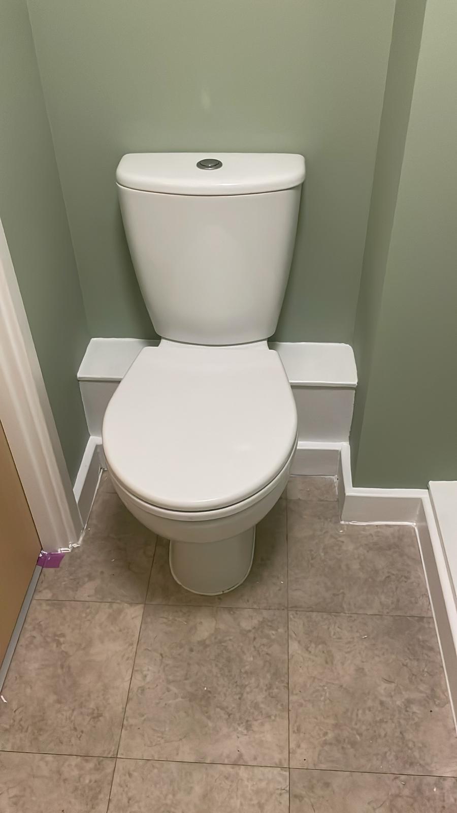 After - Bathroom, Toilet, Finished, Tiling