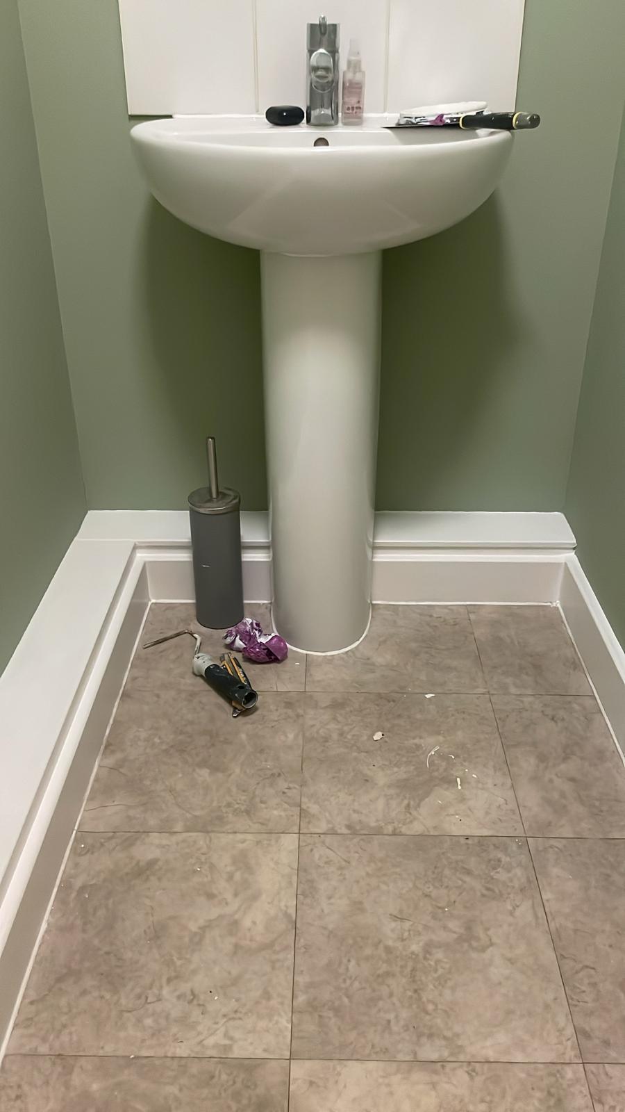 After - Bathroom, Toilet, Finished, Tiling