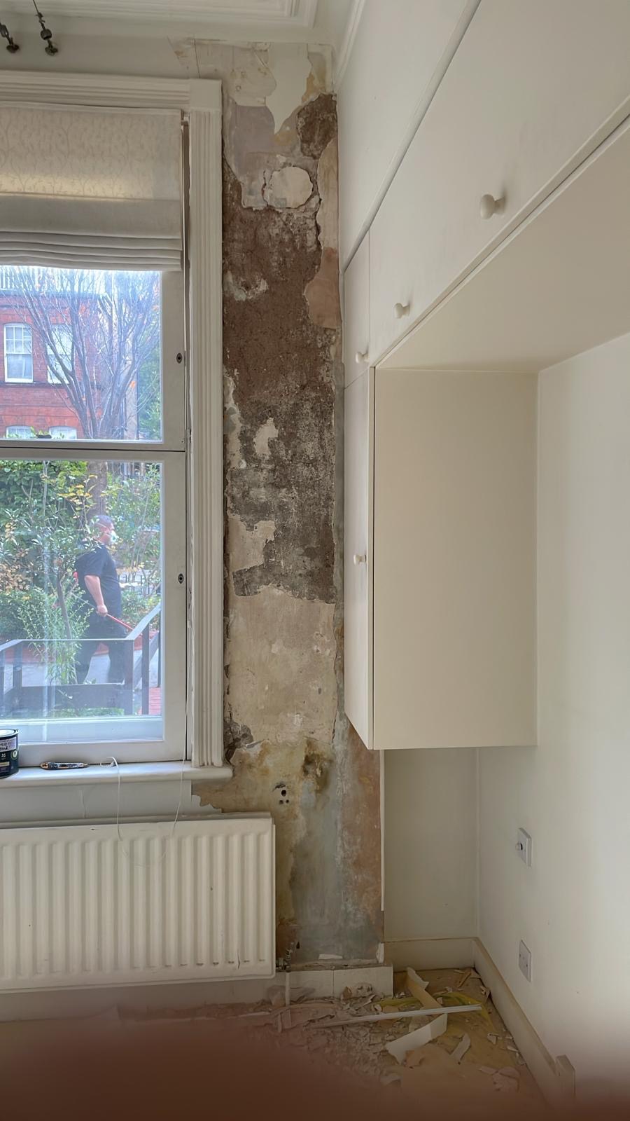 Before - Interior, Window, Stripped Wall, Renovation