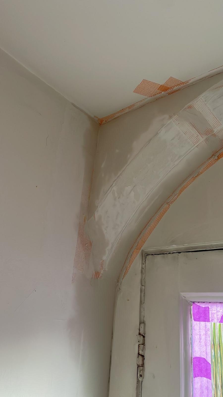 Repair - Interior, Archway, Plastering, Corner