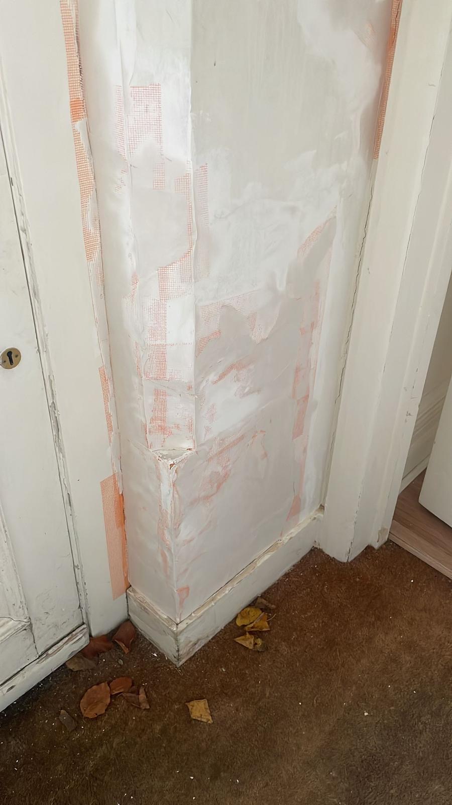 Repair - Interior, Corner, Plastering, Smooth