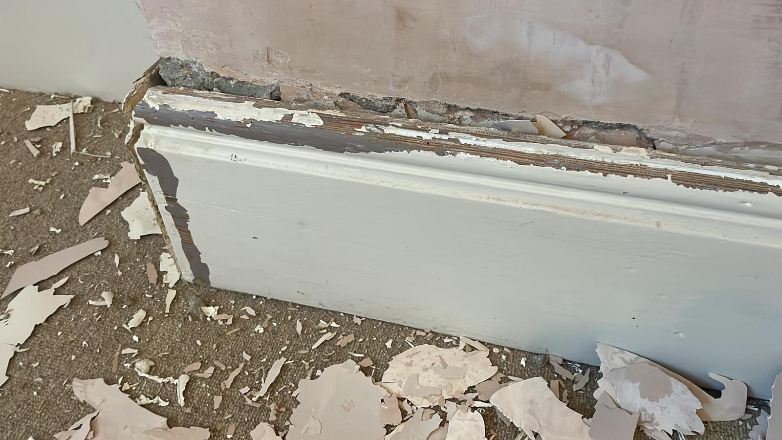 Repair - Interior, Wall, Peeling Paint, Preparation