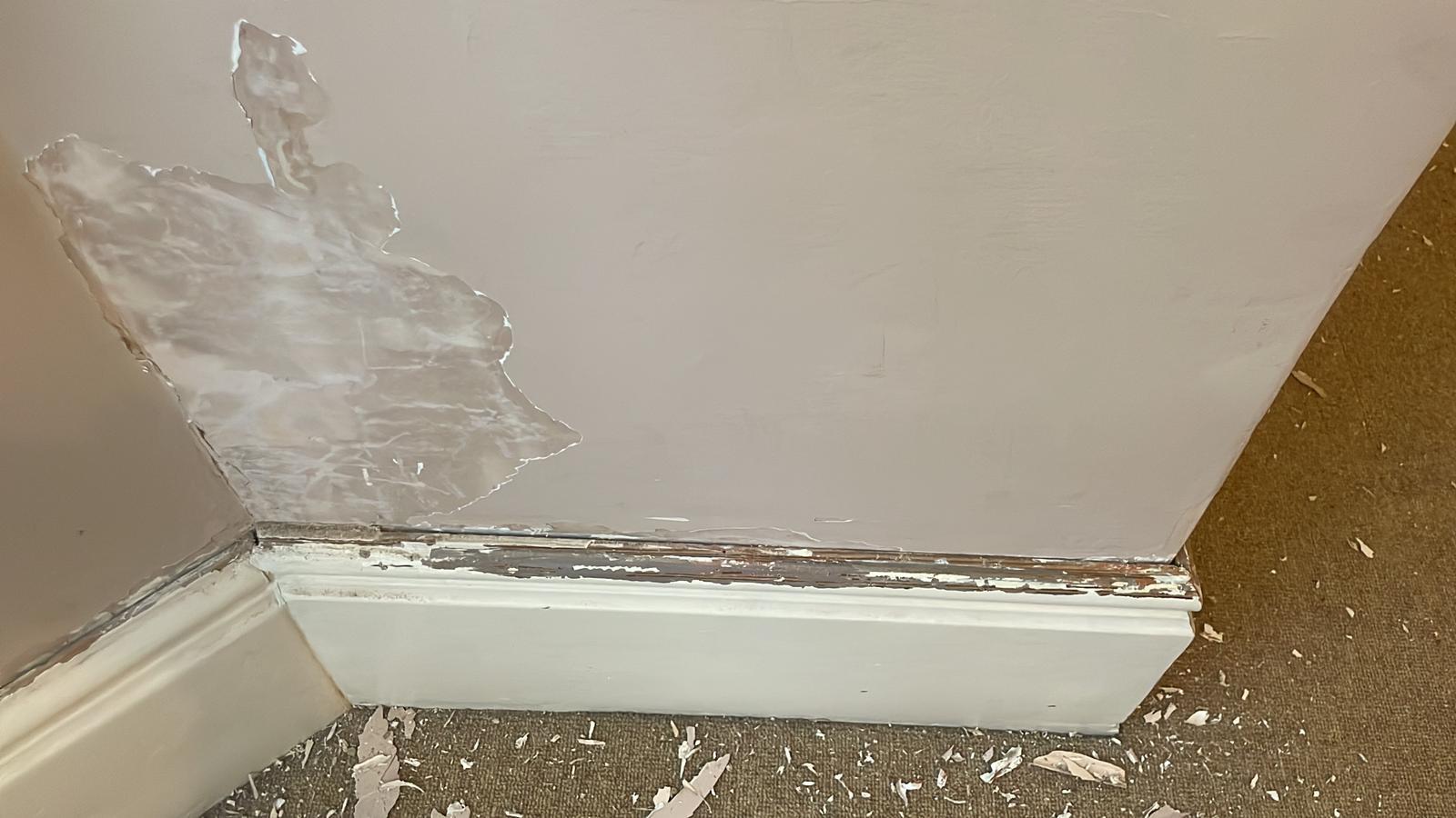 Repair - Interior, Recess, Skirting, Preparation