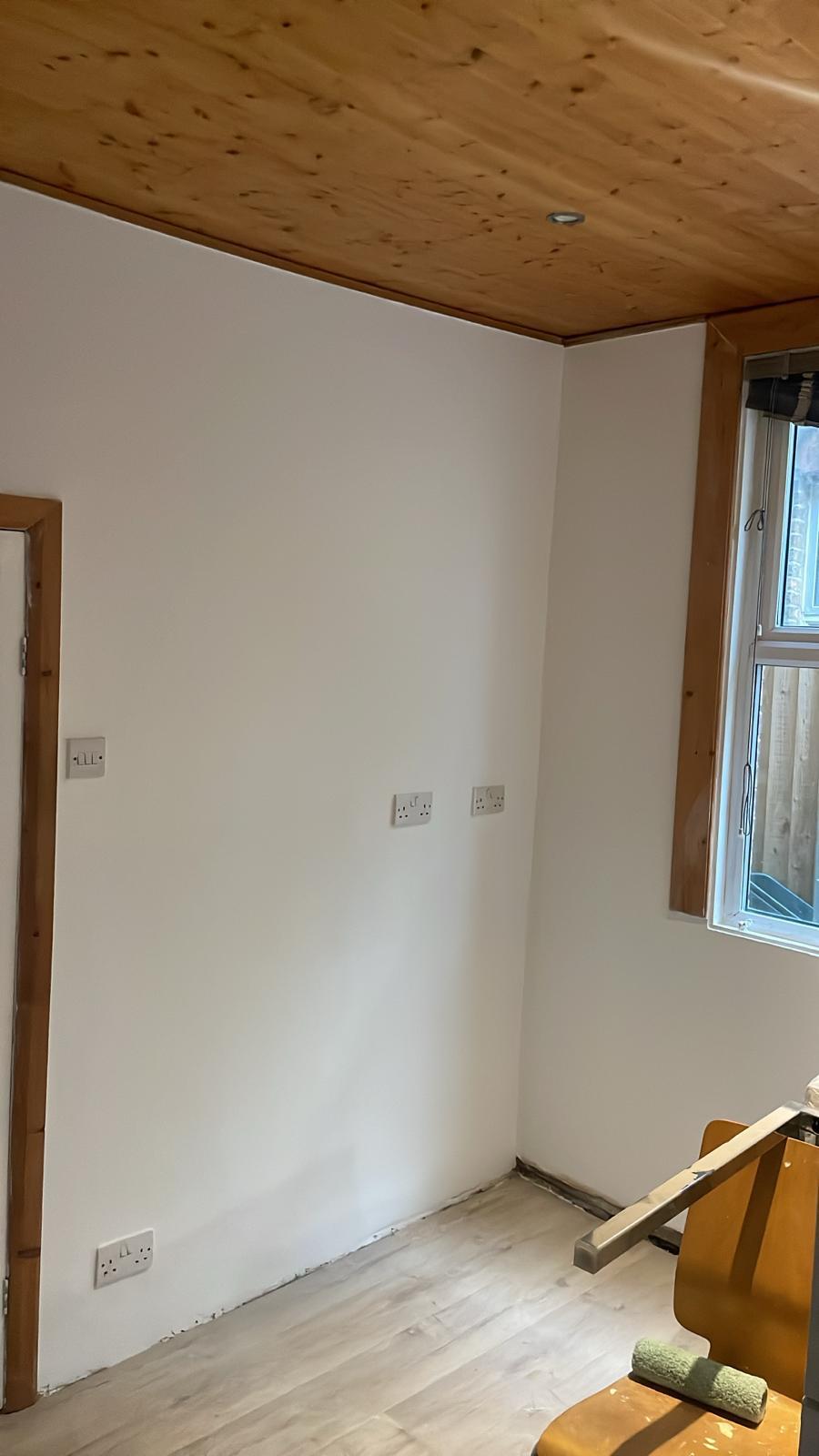 Repair - Interior, White Wall, Flooring, Late Stage