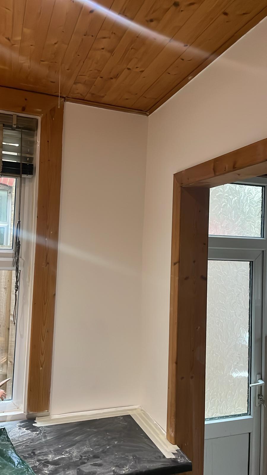 Repair - Interior, White Wall, Flooring, Late Stage