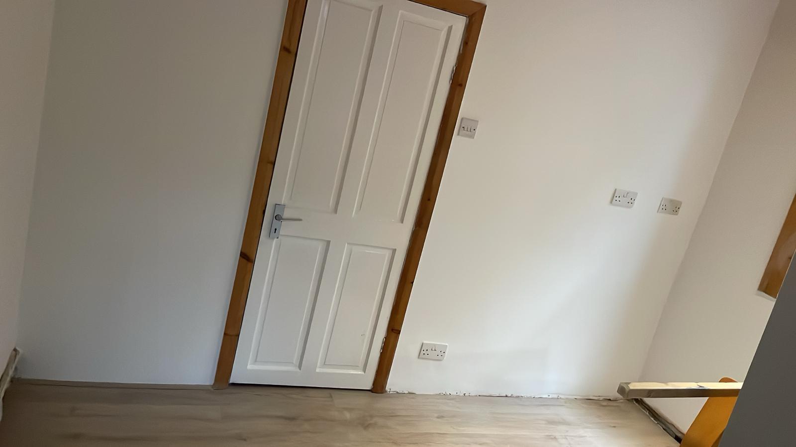 Repair - Interior, White Wall, Flooring, Late Stage