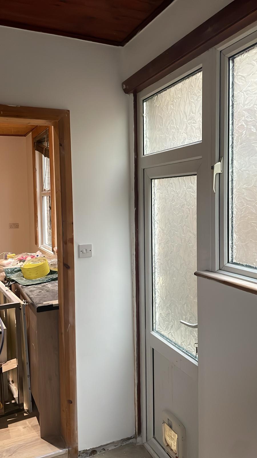 Repair - Interior, White Wall, Flooring, Late Stage