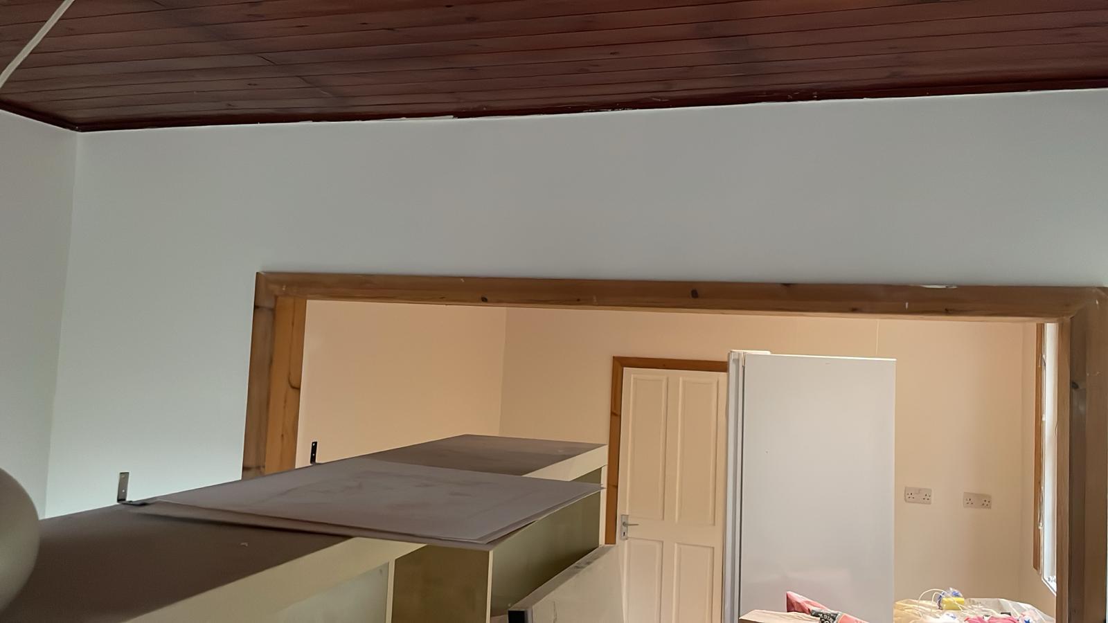 Repair - Interior, White Wall, Flooring, Late Stage