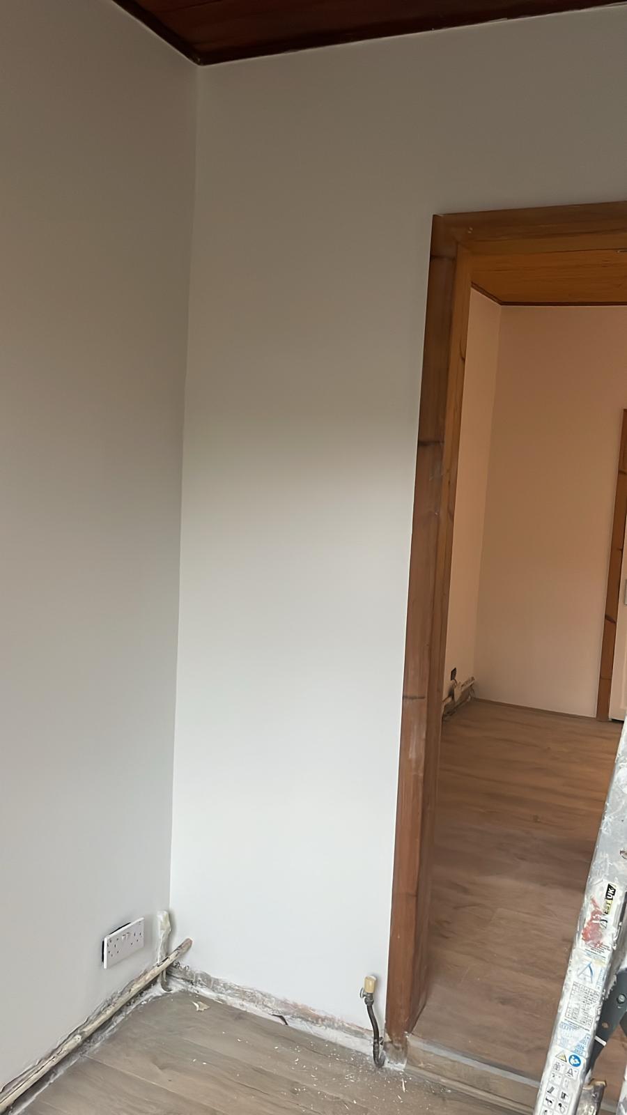 Repair - Interior, White Wall, Flooring, Late Stage
